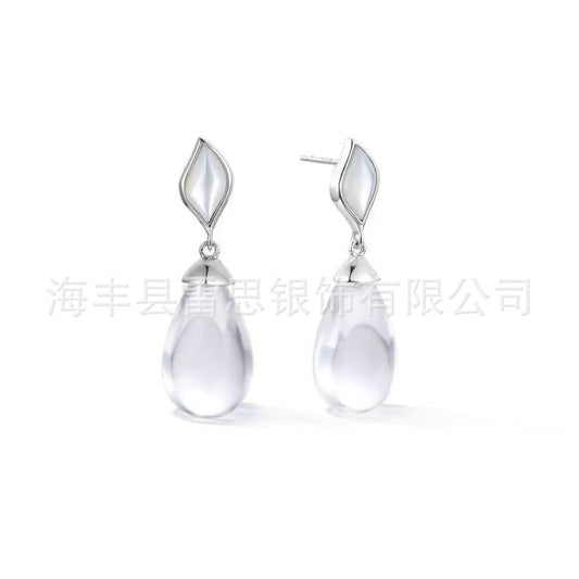French Court Teardrop Pearl Earrings - Timeless Gentle Grace